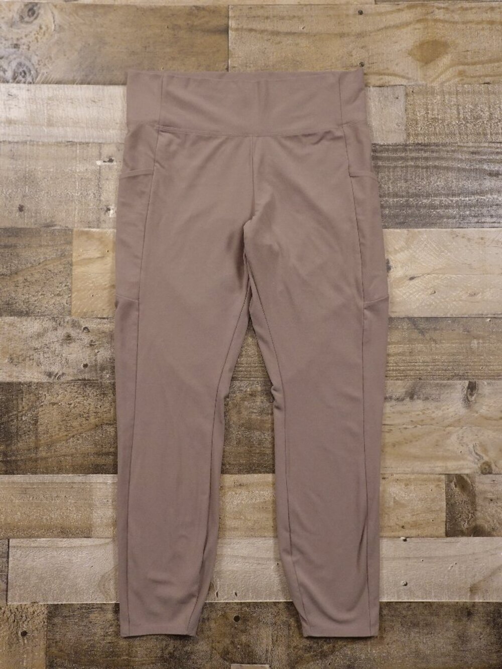 REI Co-op Take Your Time 7/8 Leggings Women’s XL Taupe High Rise Athletic